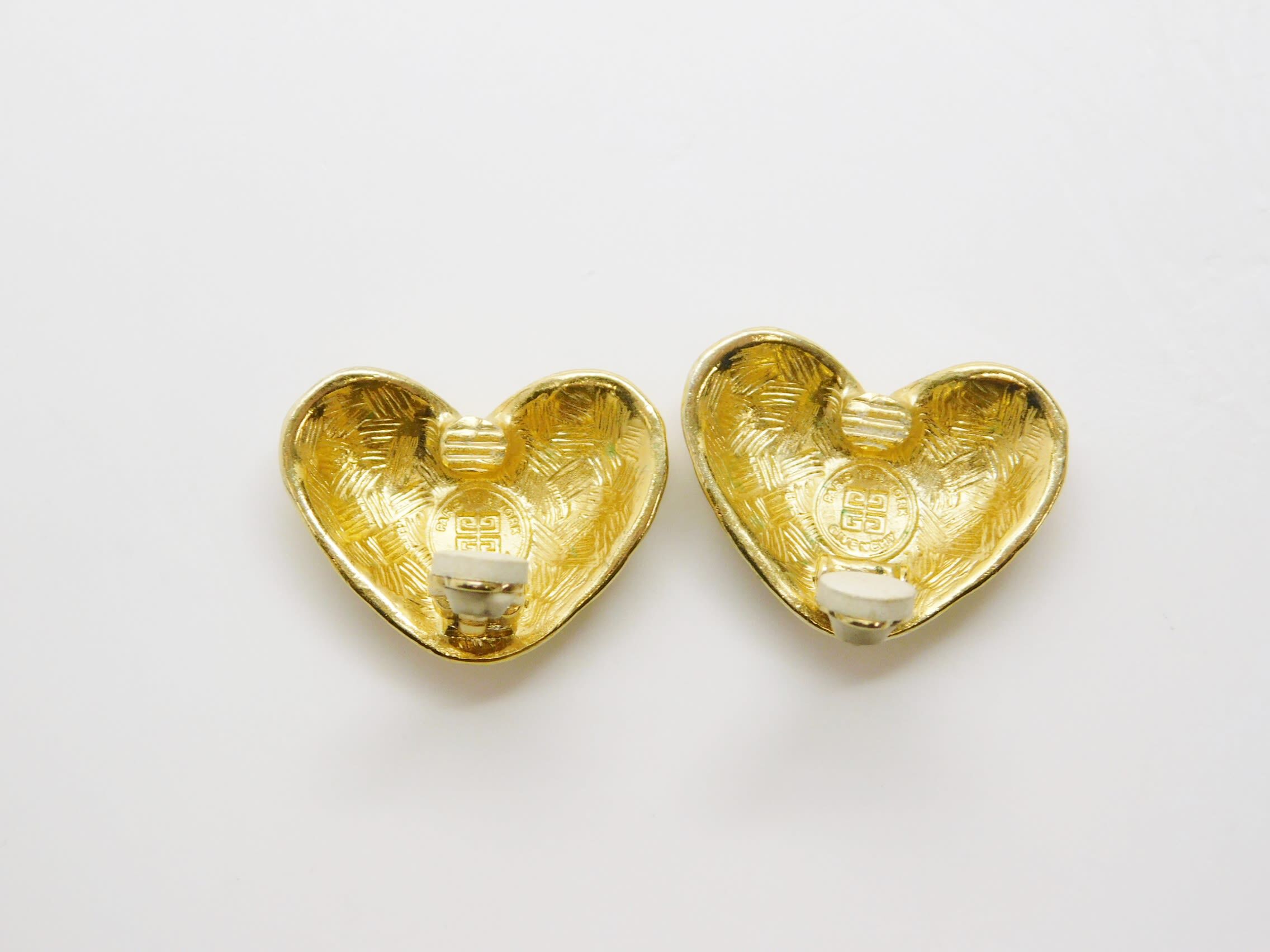 Signed Givenchy Paris NY Padlock Heart Drop Clip Earrings (A50) | eBay